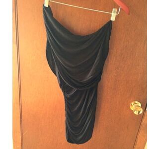 One Shoulder Little Black Dress